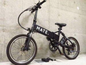 MATE CITY メイト シティ ブラック 折りたたみ 電動アシスト自転車